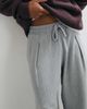 ASOS DESIGN ASOS DESIGN oversized balloon jogger with pleat in gray heather - 2