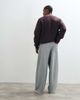 ASOS DESIGN ASOS DESIGN oversized balloon jogger with pleat in gray heather - 3