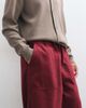 ASOS DESIGN ASOS DESIGN oversized balloon trouser in washed berry-RED - 4