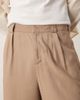 ASOS DESIGN ASOS DESIGN oversized bermuda shorts with pleat details in sage-Green - 3