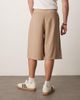 ASOS DESIGN ASOS DESIGN oversized bermuda shorts with pleat details in sage-Green - 4
