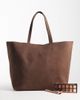 ASOS DESIGN ASOS DESIGN oversized bonded faux suede tote-Brown - 2
