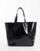 ASOS DESIGN ASOS DESIGN oversized bonded tote bag in black-Brown - 1