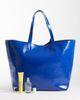 ASOS DESIGN ASOS DESIGN oversized bonded tote in blue-Brown - 2