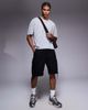 ASOS DESIGN ASOS DESIGN oversized boxy drop shoulder raw hem T-shirt in gray heather - 2