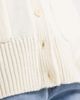 ASOS DESIGN ASOS DESIGN oversized chunky boyfriend cardigan in cream-White - 4