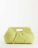 ASOS DESIGN ASOS DESIGN oversized clutch purse in chartreuse-Yellow - 1
