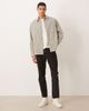 ASOS DESIGN ASOS DESIGN oversized collar twill shirt with back embroidery in beige - part of a set-Neutral - 2