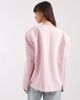 ASOS DESIGN ASOS DESIGN oversized collarless blazer with trim in light pink - 3