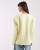 ASOS DESIGN ASOS DESIGN oversized collarless blazer with trim in yellow - 4