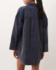ASOS DESIGN ASOS DESIGN oversized cord shirt mini dress in washed denim blue - 4