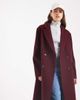 ASOS DESIGN ASOS DESIGN oversized dad coat in burgundy-Red - 2