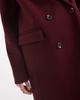 ASOS DESIGN ASOS DESIGN oversized dad coat in burgundy-Red - 3