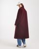ASOS DESIGN ASOS DESIGN oversized dad coat in burgundy-Red - 4