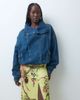 ASOS DESIGN ASOS DESIGN oversized denim bomber jacket in mid wash blue - part of a set - 4