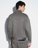 ASOS DESIGN ASOS DESIGN oversized denim trucker jacket in gray herringbone - 4