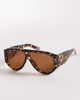 ASOS DESIGN ASOS DESIGN oversized fashion eyewear in tortoise frame with brown lens - 1