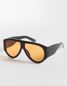 ASOS DESIGN ASOS DESIGN oversized fashion eyewear n black frame with orange lens