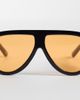 ASOS DESIGN ASOS DESIGN oversized fashion eyewear n black frame with orange lens - 2