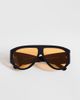 ASOS DESIGN ASOS DESIGN oversized fashion eyewear n black frame with orange lens - 3
