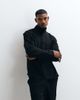 ASOS DESIGN ASOS DESIGN oversized funnel neck dress shirt in black - 3