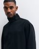 ASOS DESIGN ASOS DESIGN oversized funnel neck dress shirt in black - 4
