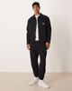 ASOS DESIGN ASOS DESIGN oversized jacquard shacket with embroidery in navy - 2