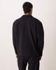 ASOS DESIGN ASOS DESIGN oversized jacquard shacket with embroidery in navy - 3