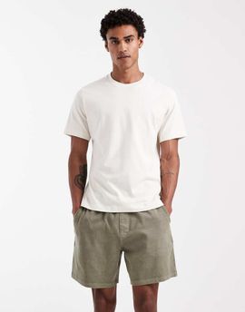 ASOS DESIGN ASOS DESIGN oversized jersey short with back pocket in dark green