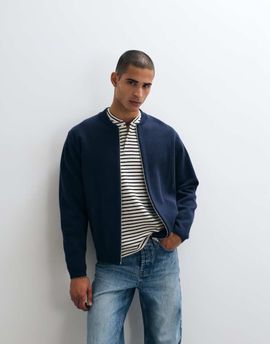 ASOS DESIGN ASOS DESIGN oversized knit cardigan in navy-Green