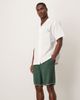 ASOS DESIGN ASOS DESIGN oversized knit shorts with blanket stitch in dark green - 1