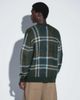 ASOS DESIGN ASOS DESIGN oversized knitted brushed plaid cardigan in green-MULTI - 4