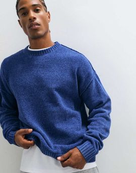 ASOS DESIGN ASOS DESIGN oversized knitted sweater in blue