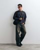 ASOS DESIGN ASOS DESIGN oversized long sleeve ringer T-shirt washed charcoal-Gray - 2