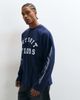 ASOS DESIGN ASOS DESIGN oversized long sleeve t-shirt with NFL Detroit Lions in Navy - 3