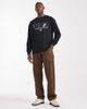 ASOS DESIGN ASOS DESIGN oversized long sleeve T-shirt with sports graphic in black - 2