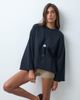 ASOS DESIGN ASOS DESIGN oversized long sleeve tee in black - 1