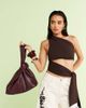 ASOS DESIGN ASOS DESIGN oversized loop through clutch bag in cherry red - 1