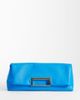 ASOS DESIGN ASOS DESIGN oversized metal handle clutch in bright blue - 1