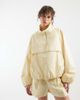 ASOS DESIGN ASOS DESIGN oversized paper touch track jacket in lemon yellow - 1