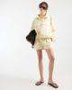 ASOS DESIGN ASOS DESIGN oversized paper touch track jacket in lemon yellow - 3