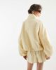 ASOS DESIGN ASOS DESIGN oversized paper touch track jacket in lemon yellow - 4