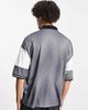 ASOS DESIGN ASOS DESIGN oversized polo T-shirt in retro football print in black & white - 2