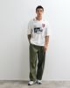 ASOS DESIGN ASOS DESIGN oversized polo with Coca Cola Football Print with piping in White - 3