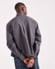 ASOS DESIGN ASOS DESIGN oversized poplin rugby shirt in washed navy - 3