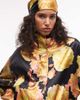 ASOS DESIGN ASOS DESIGN oversized satin track jacket in bright floral print-Multi - 2