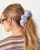 ASOS DESIGN ASOS DESIGN oversized scrunchie with stripes in blue - 1