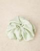 ASOS DESIGN ASOS DESIGN oversized scrunchie with textured satin in sage-Green - 2