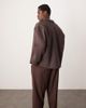 ASOS DESIGN ASOS DESIGN oversized scuba-style fabric Harrington jacket in brown - 3