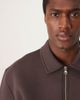 ASOS DESIGN ASOS DESIGN oversized scuba-style fabric Harrington jacket in brown - 4
